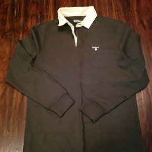 Barbour Dark Olive Rugby Shirt